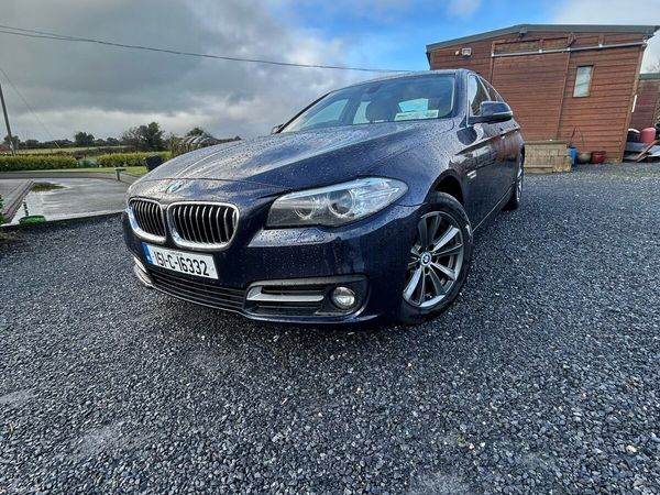 BMW 5-Series Saloon, Diesel, 2015, Blue
