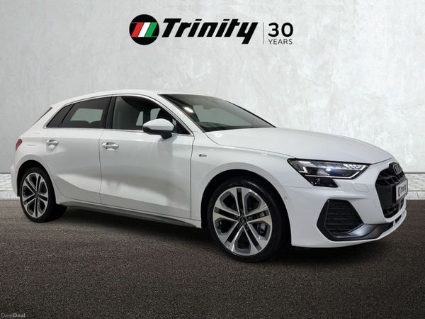 Audi A3 Hatchback, Petrol Plug-in Hybrid, 2025, White