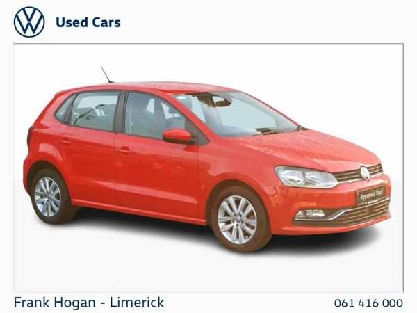 Volkswagen Polo Hatchback, Petrol, 2016, Red