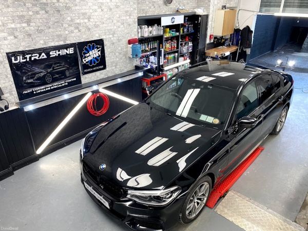 BMW 5-Series Saloon, Petrol Plug-in Hybrid, 2017, Black