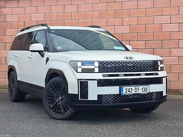 Hyundai Santa Fe SUV, Petrol Plug-in Hybrid, 2024, White