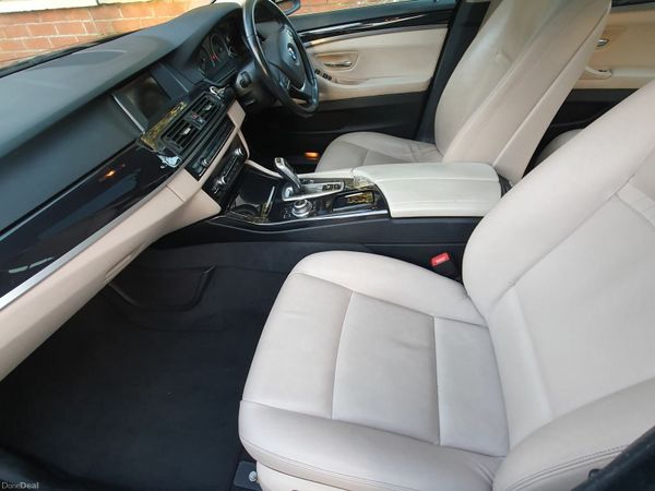 BMW 5-Series Saloon, Diesel, 2015, Brown