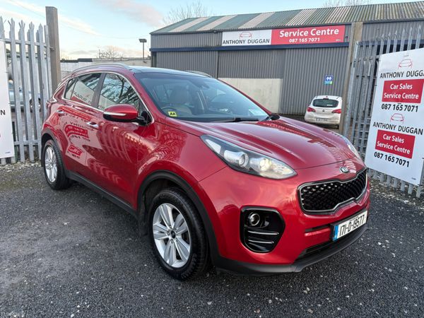 Kia Sportage SUV, Diesel, 2017, Red