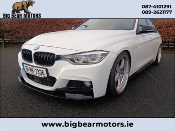 BMW 3-Series Saloon, Petrol Plug-in Hybrid, 2016, White