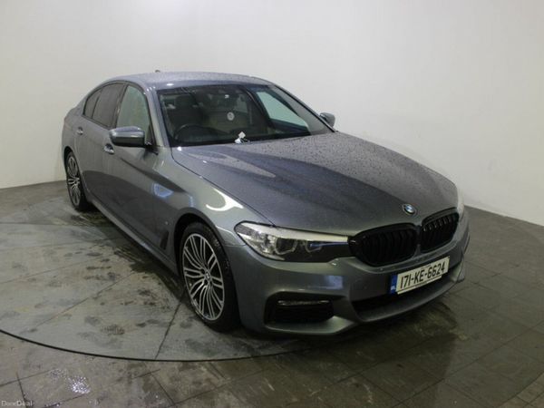 BMW 5-Series Saloon, Petrol Plug-in Hybrid, 2017, Blue