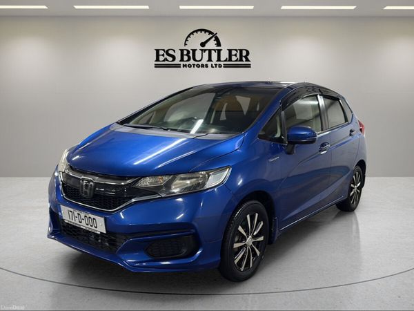Honda Fit Hatchback, Petrol Hybrid, 2017, Blue