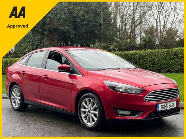 Ford Focus Saloon, Diesel, 2016, Red