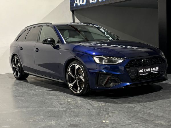 Audi A4 Estate, Diesel Hybrid, 2021, Blue