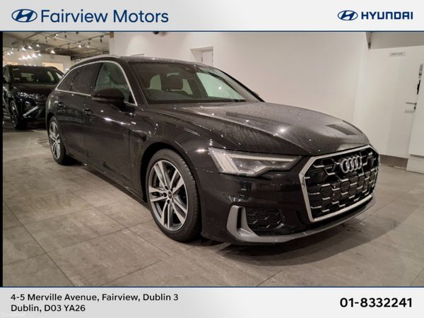 Audi A6 Estate, Petrol Plug-in Hybrid, 2025, Black