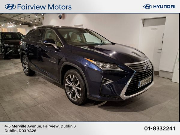 Lexus RX450H SUV, Petrol Hybrid, 2018, Blue