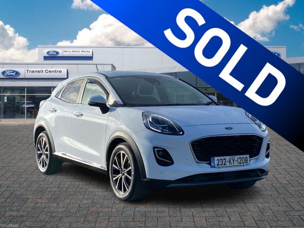Ford Puma MPV, Petrol Hybrid, 2023, White