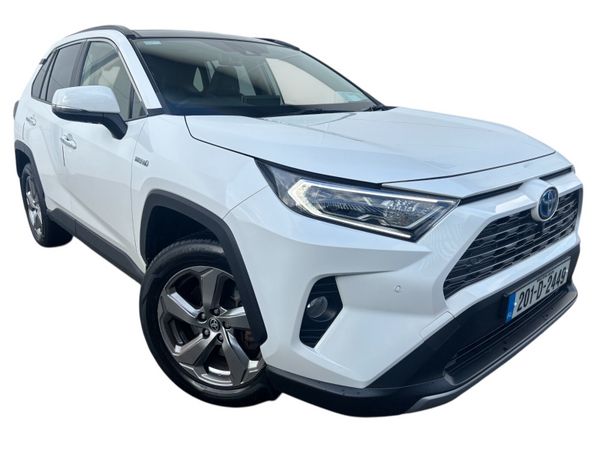 Toyota RAV4 SUV, Petrol Hybrid, 2020, White