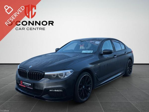 BMW 5-Series Saloon, Petrol Plug-in Hybrid, 2018, Grey