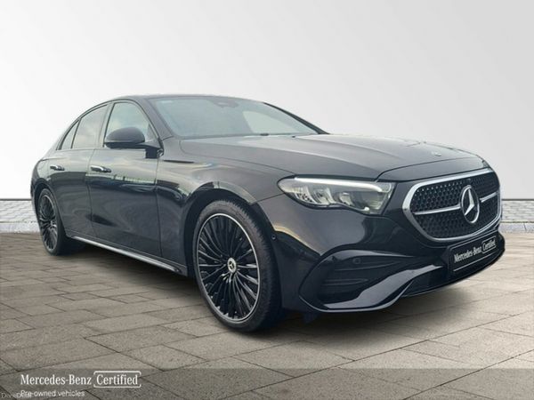 Mercedes-Benz E-Class Saloon, Diesel Plug-in Hybrid, 2025, Black