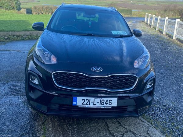 Kia Sportage SUV, Diesel Hybrid, 2022, Black