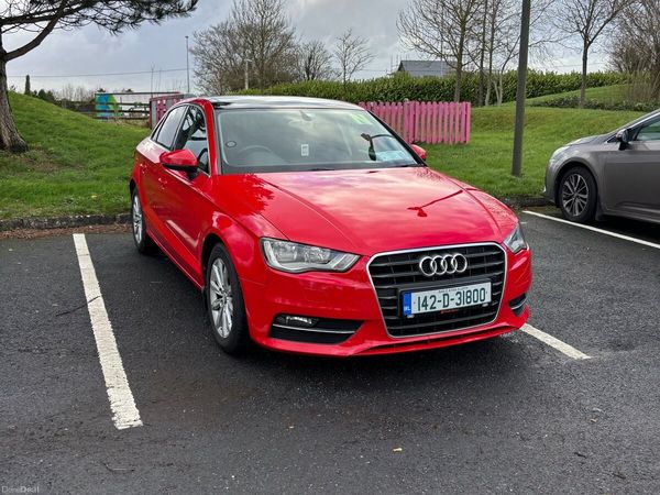 Audi A3 Saloon, Petrol, 2014, Red