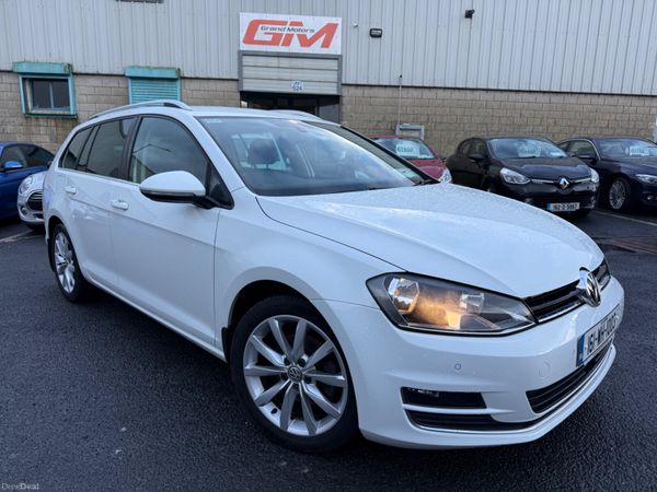 Volkswagen Golf Estate, Diesel, 2016, White