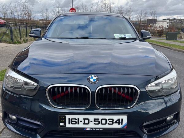 BMW 1-Series Hatchback, Diesel, 2016, Blue