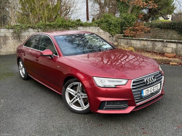 Audi A4 Saloon, Diesel, 2017, Red