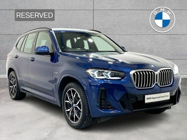 BMW X3 SUV, Petrol Plug-in Hybrid, 2022, Blue