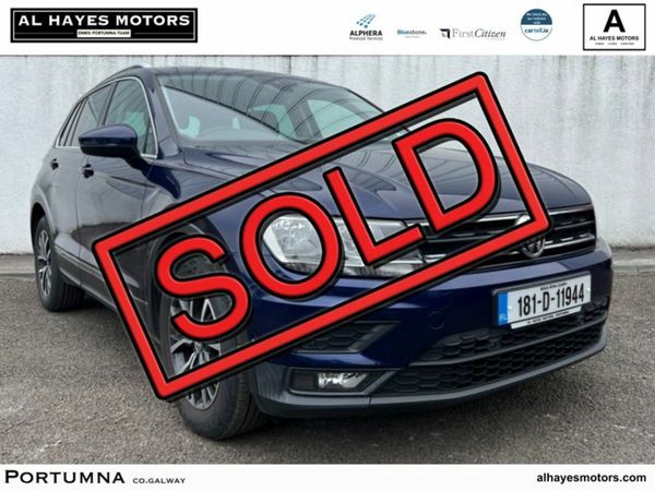 Volkswagen Tiguan SUV, Diesel, 2018, Blue