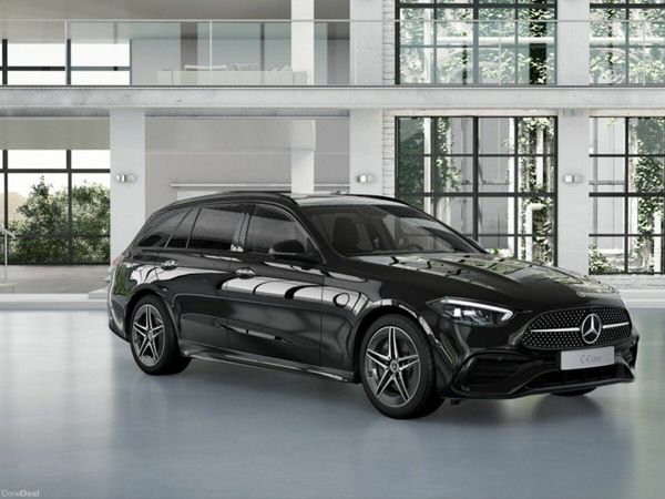 Mercedes-Benz C-Class Estate, Petrol Plug-in Hybrid, 2023, Black