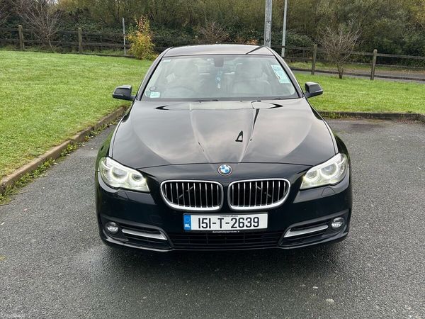 BMW 5-Series Saloon, Diesel, 2015, Black