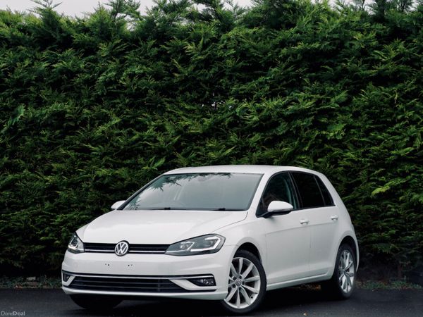 Volkswagen Golf Hatchback, Petrol, 2019, White