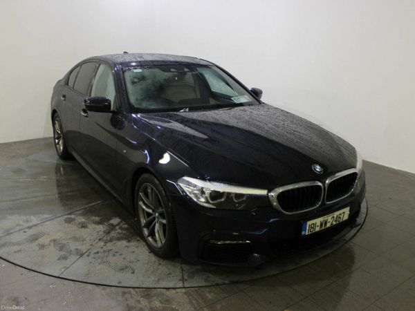 BMW 5-Series Saloon, Diesel, 2018, Black