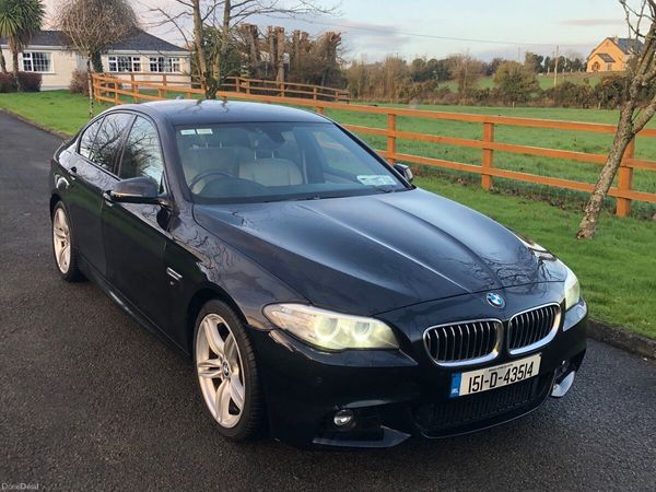 BMW 5-Series Saloon, Diesel, 2015, Black