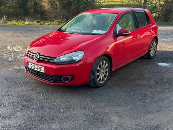 Volkswagen Golf Hatchback, Diesel, 2012, Red