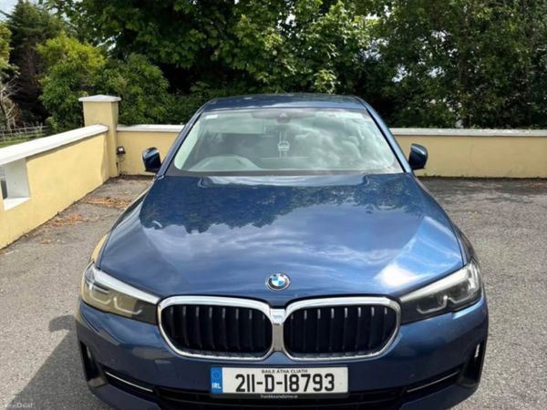 BMW 5-Series Saloon, Diesel, 2021, Blue
