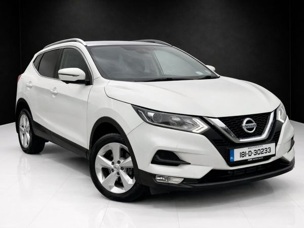 Nissan Qashqai MPV, Petrol, 2018, White