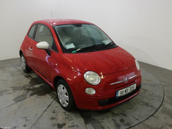 Fiat 500 Hatchback, Petrol, 2014, Red