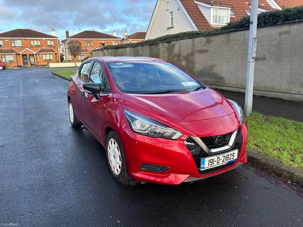 Nissan Micra Hatchback, Petrol, 2019, Red