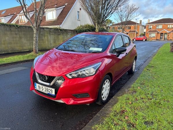 Nissan Micra Hatchback, Petrol, 2019, Red
