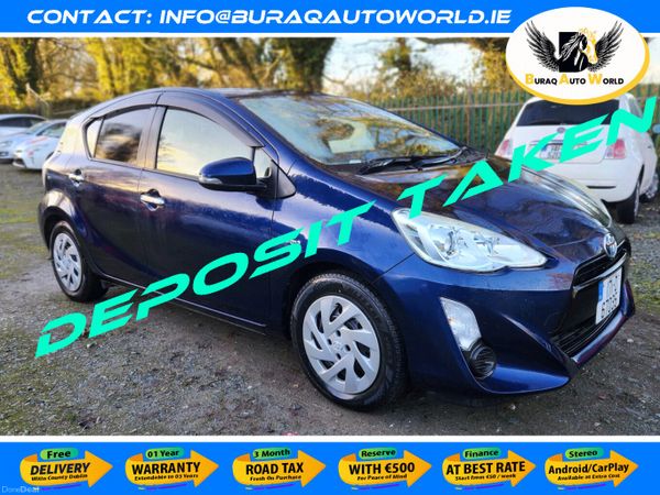 Toyota Aqua Hatchback, Petrol Hybrid, 2017, Blue