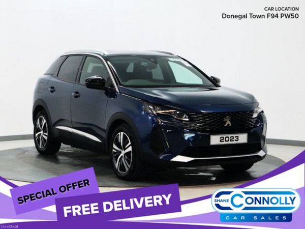 Peugeot 3008 SUV, Petrol Hybrid, 2023, Blue