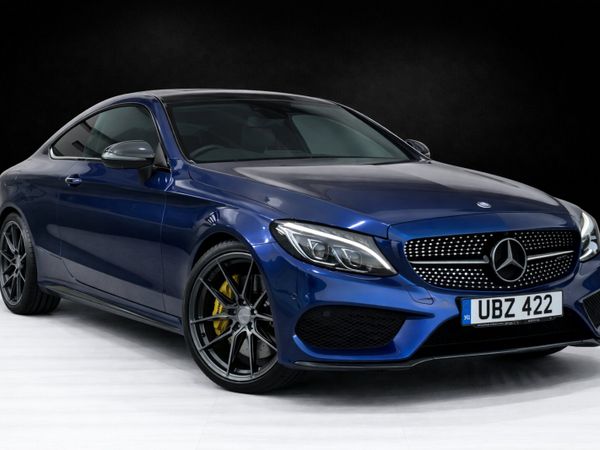 Mercedes-Benz C-Class Coupe, Petrol, 2017, Blue