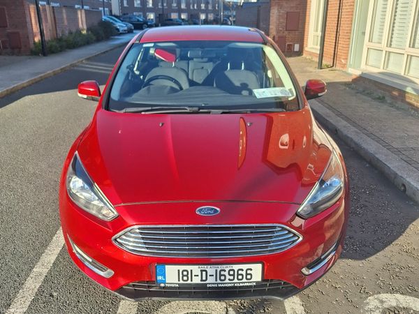 Ford Focus Saloon, Diesel, 2018, Red