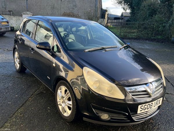 Vauxhall Corsa Hatchback, Petrol, 2008, Black