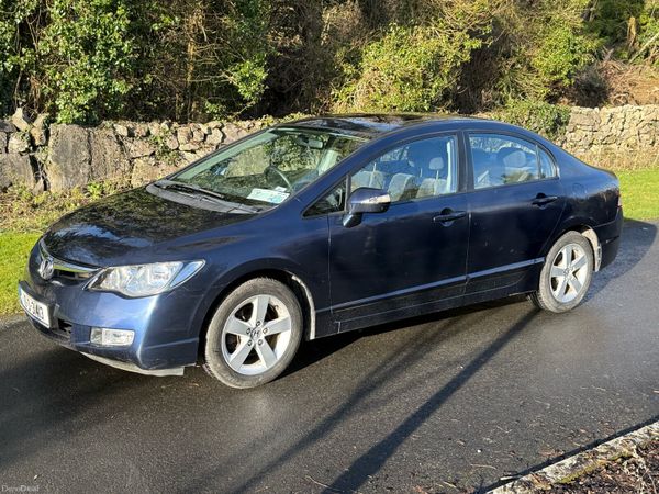 Honda Civic Saloon, Petrol, 2010, Blue
