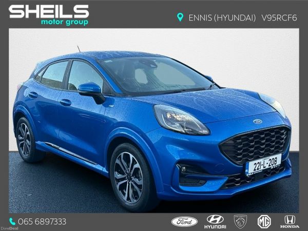 Ford Puma MPV, Petrol Hybrid, 2022, Blue