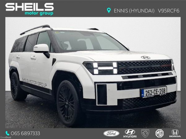 Hyundai Santa Fe SUV, Petrol Plug-in Hybrid, 2025, White