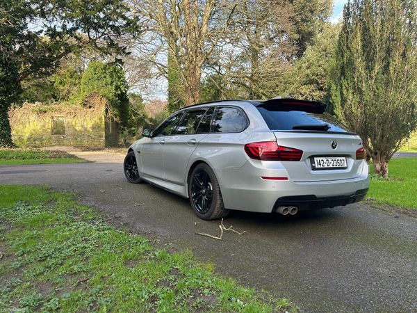 BMW 5-Series Estate, Diesel, 2014, Silver