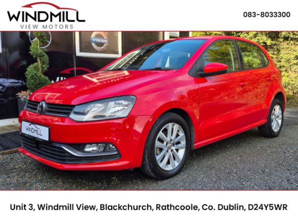 Volkswagen Polo Hatchback, Petrol, 2017, Red