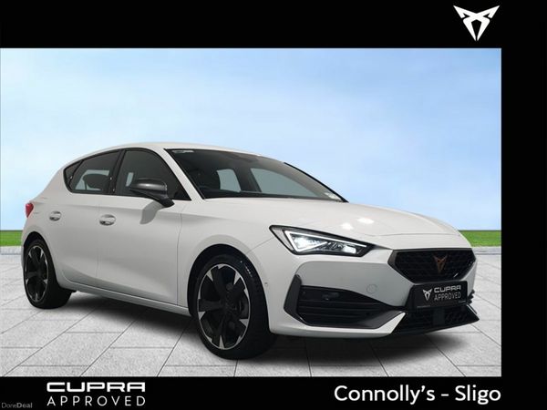 Cupra Leon Hatchback, Petrol Hybrid, 2024, White