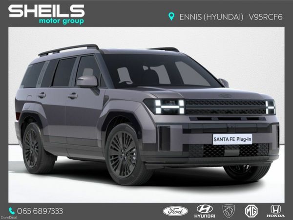 Hyundai Santa Fe SUV, Petrol Plug-in Hybrid, 2026, Grey