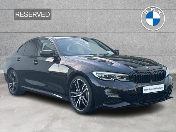 BMW 3-Series Saloon, Diesel Hybrid, 2021, Black