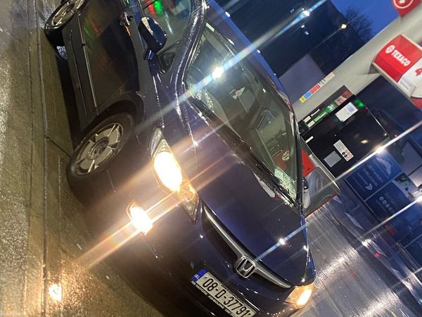 Honda Civic Saloon, Petrol Hybrid, 2008, Blue